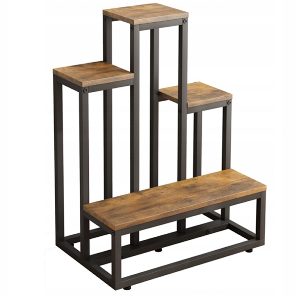 Rustykalny kwietnik stojący industrialny loft 67 cm