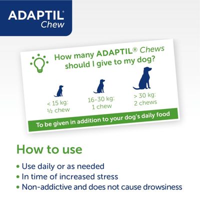 Friandises apaisantes ADAPTIL® - 10 % de réduction !*