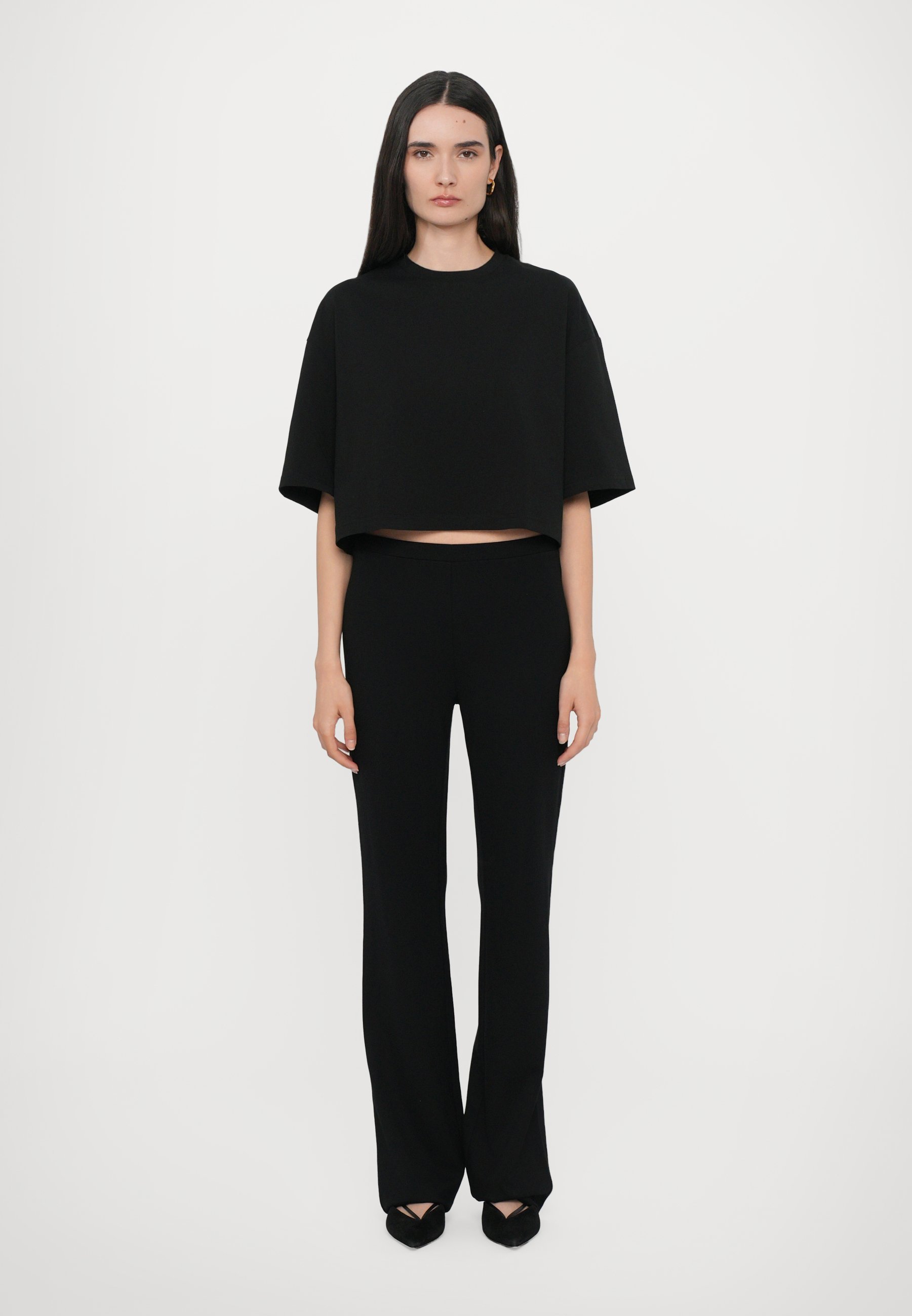 Pantaloni dritti Brooke di Diane von Furstenberg - Pantaloni neri