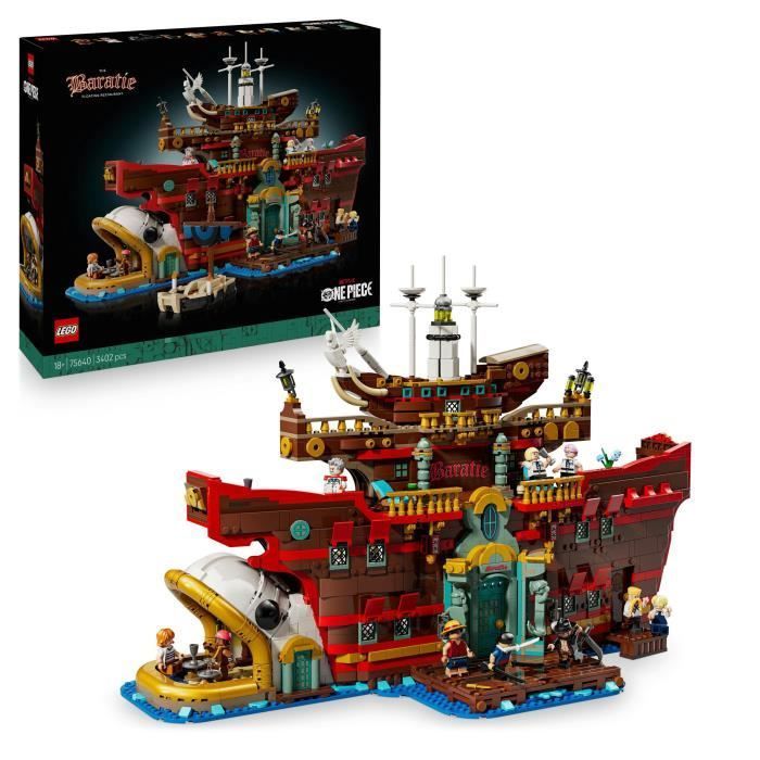 LEGO ONE PIECE 75640 El restaurante flotante Baratie - Set de construcción de anime - Para adultos