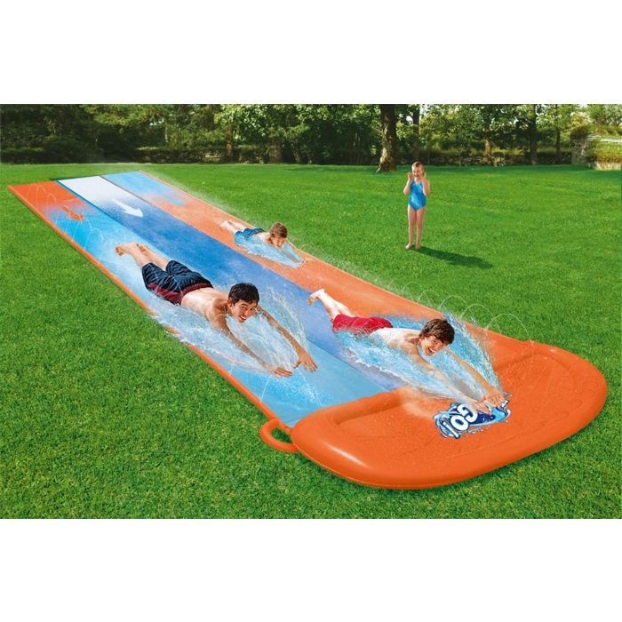 Bestway H2O GO 3-baans glijmat van 4,87 m