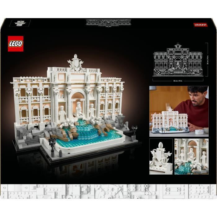 LEGO Architecture 21062 La Fontana di Trevi - Set de construcción para adultos sobre Roma