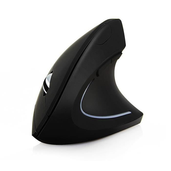 Ordinateur pratique créatif souris sans fil verticale aileron de requin cool ergonomique confortable (batterie)