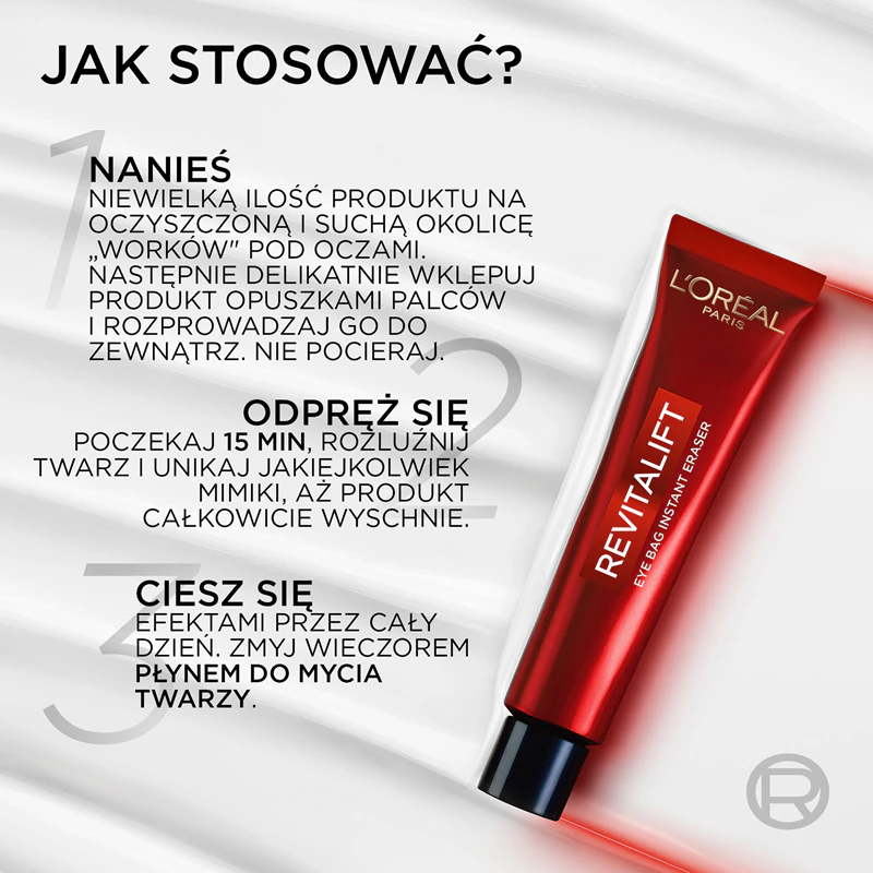 L'Oréal Paris Revitalift Laser Eye Bag Eraser Instantâneo: Redutor de Olheiras e Bolsas para Rejuvenescimento da Pele