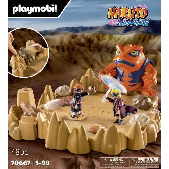 PLAYMOBIL - 70667 - Naruto vs. Pain - Héros issus de Manga Ninja - Naruto Shippuden