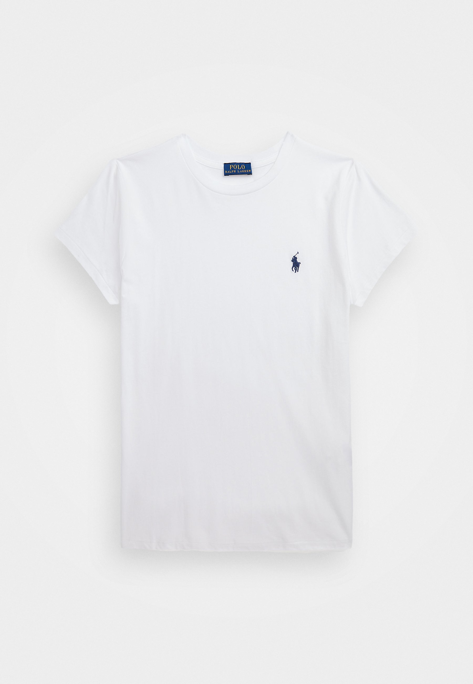 Polo Ralph Lauren T-shirt col rond en jersey de coton - T-shirt basique - blanc