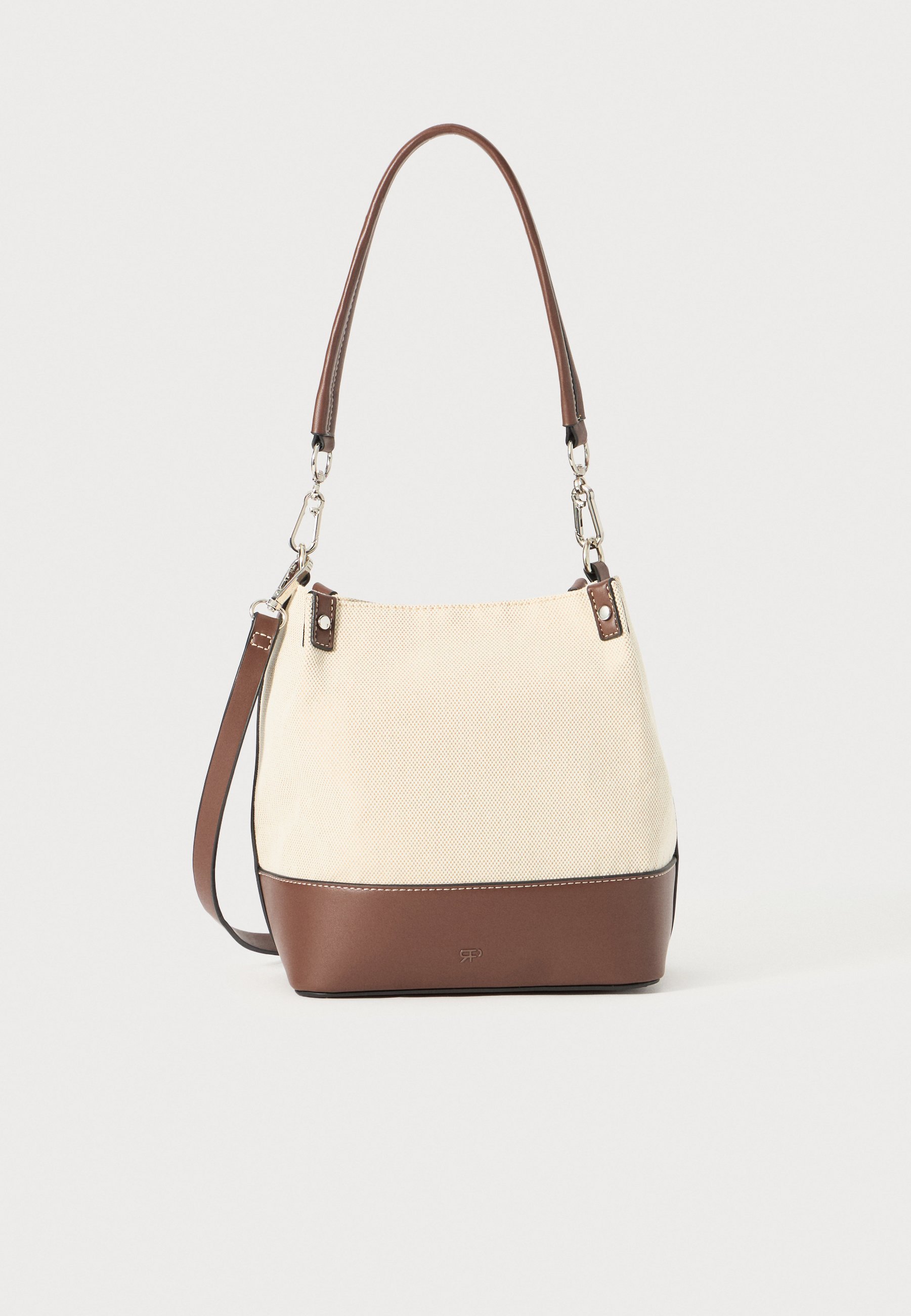 PARFOIS BUCKET BAG COINS - Geanta de mana - taupe