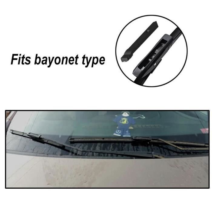Juego de 2 limpiaparabrisas delanteros para Renault Clio IV 2012 2013 2014 2015 2016 2017
