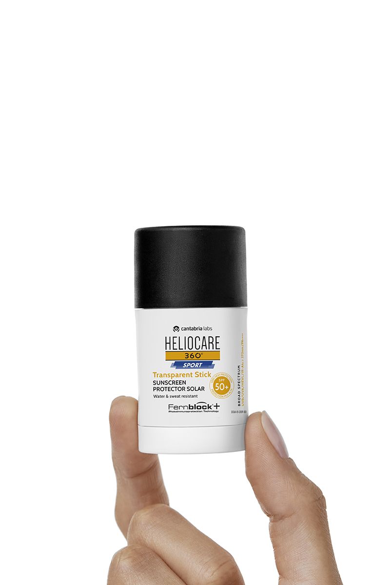 „Heliocare 360º Sport Stick“ skaidrus apsauginis kremas nuo saulės su SPF 50 Apsauga nuo saulės vaistinėje