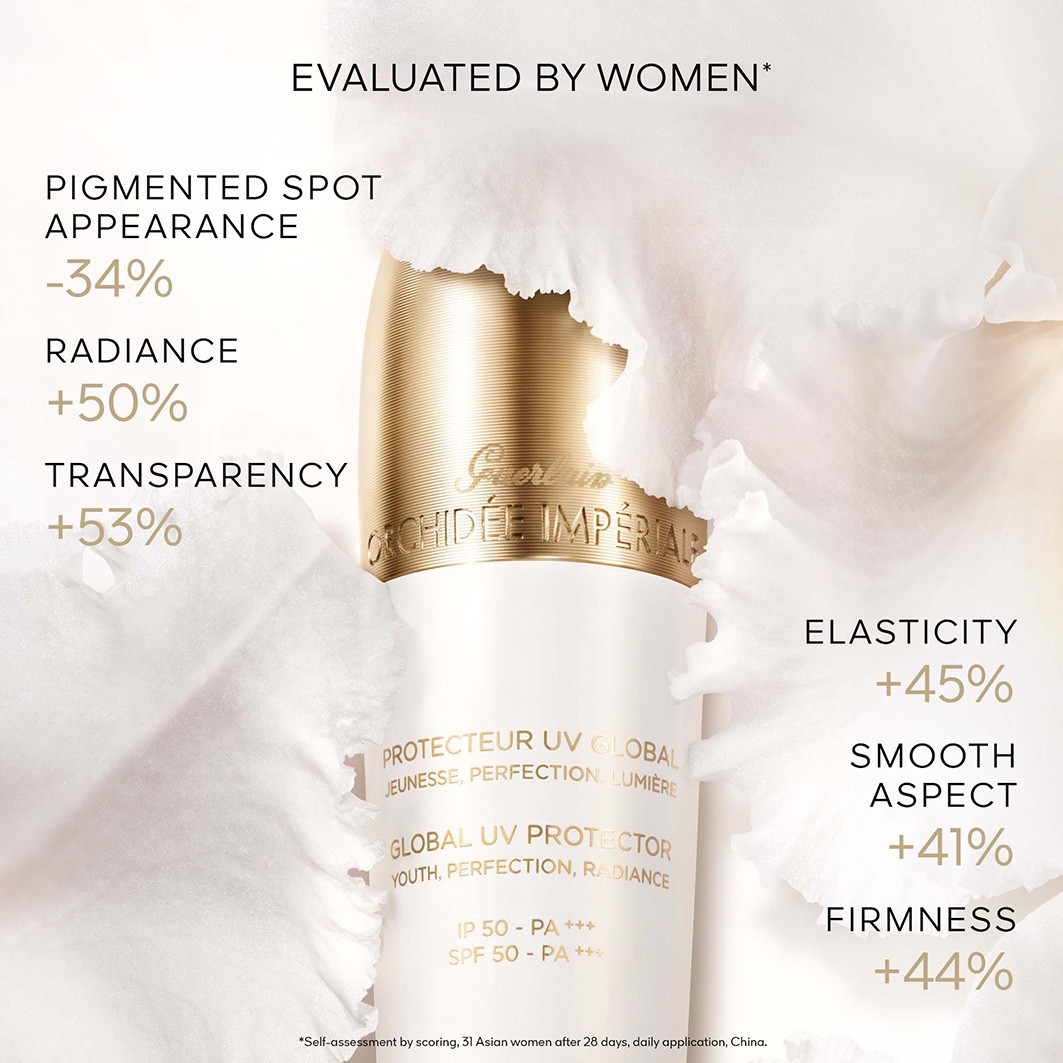 Guerlain Orchidée Impériale Crema facial iluminadora global con protección UV - 30 ml