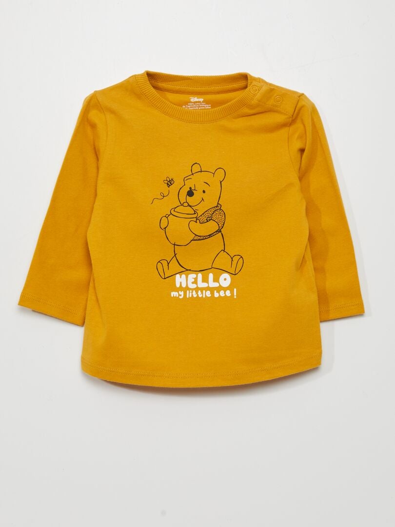 Conjunto de 2 camisetas de malha - AMARELA