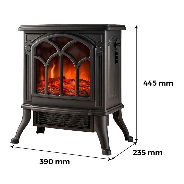 Estufa/chimenea eléctrica Sannover Ideria de 1800 W