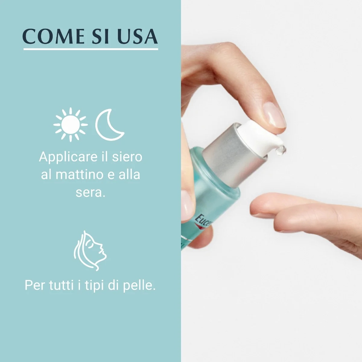 EUCERIN Eucerin Hyaluron-Filler Booster vlažilna krema za obraz 30 ml vlažilni in pomlajevalni učinek