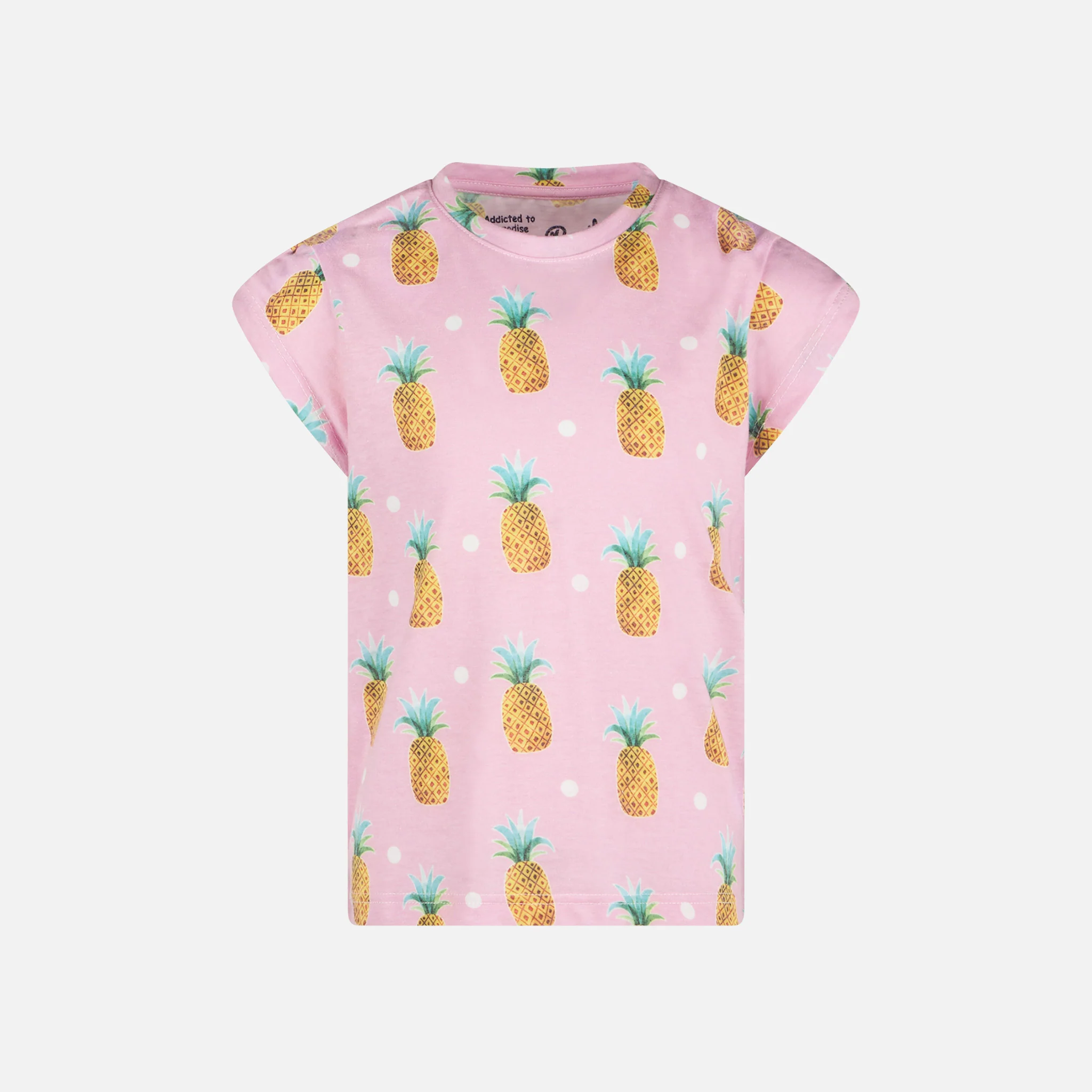 Baby T-shirt met ananasprint