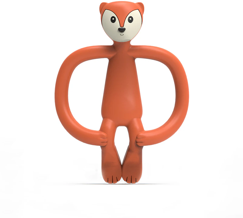 Zahnbürste mit Beißring aus der Matchstick Monkey Tierkollektion