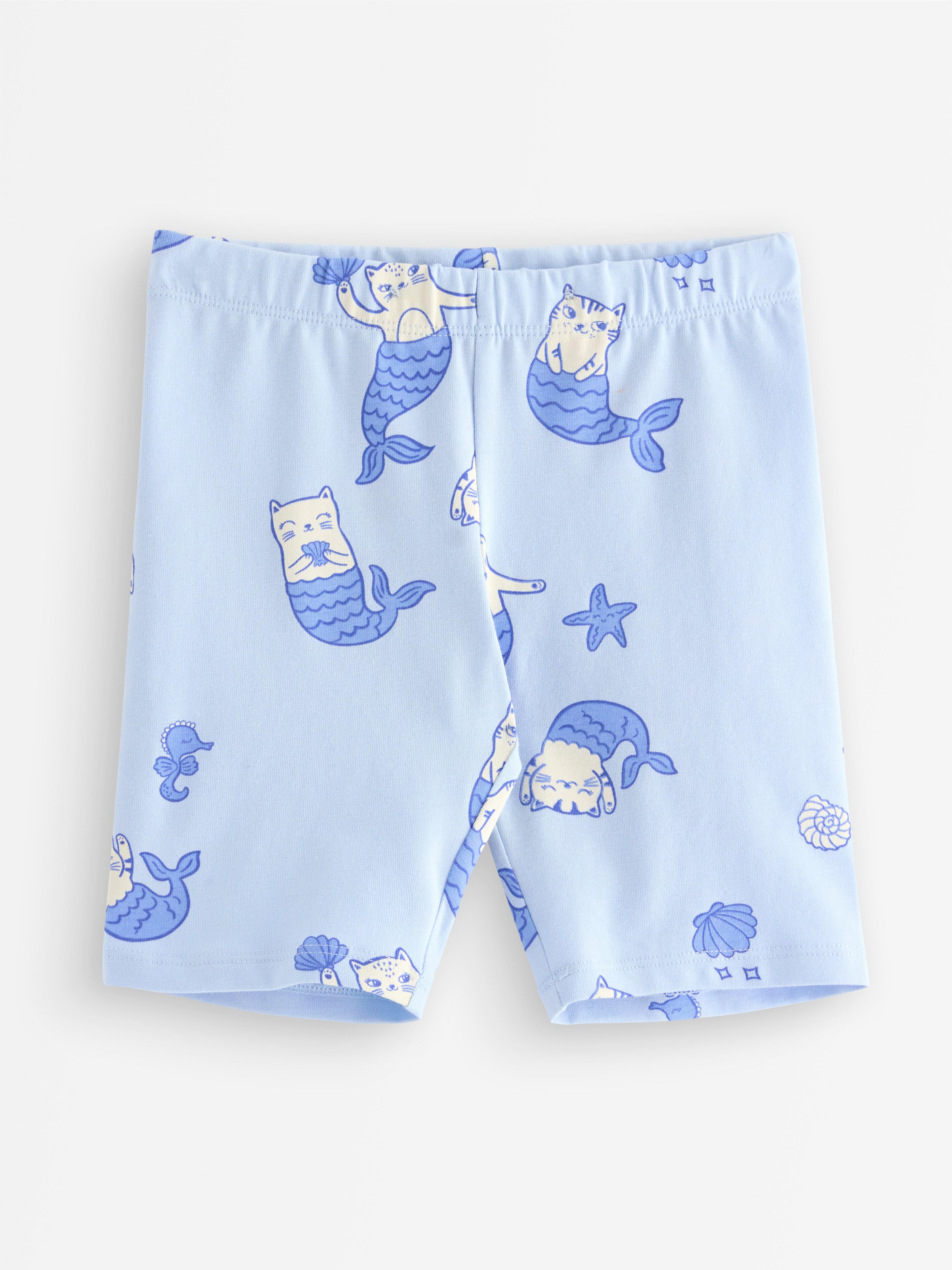 Pantalones de ciclismo azul claro