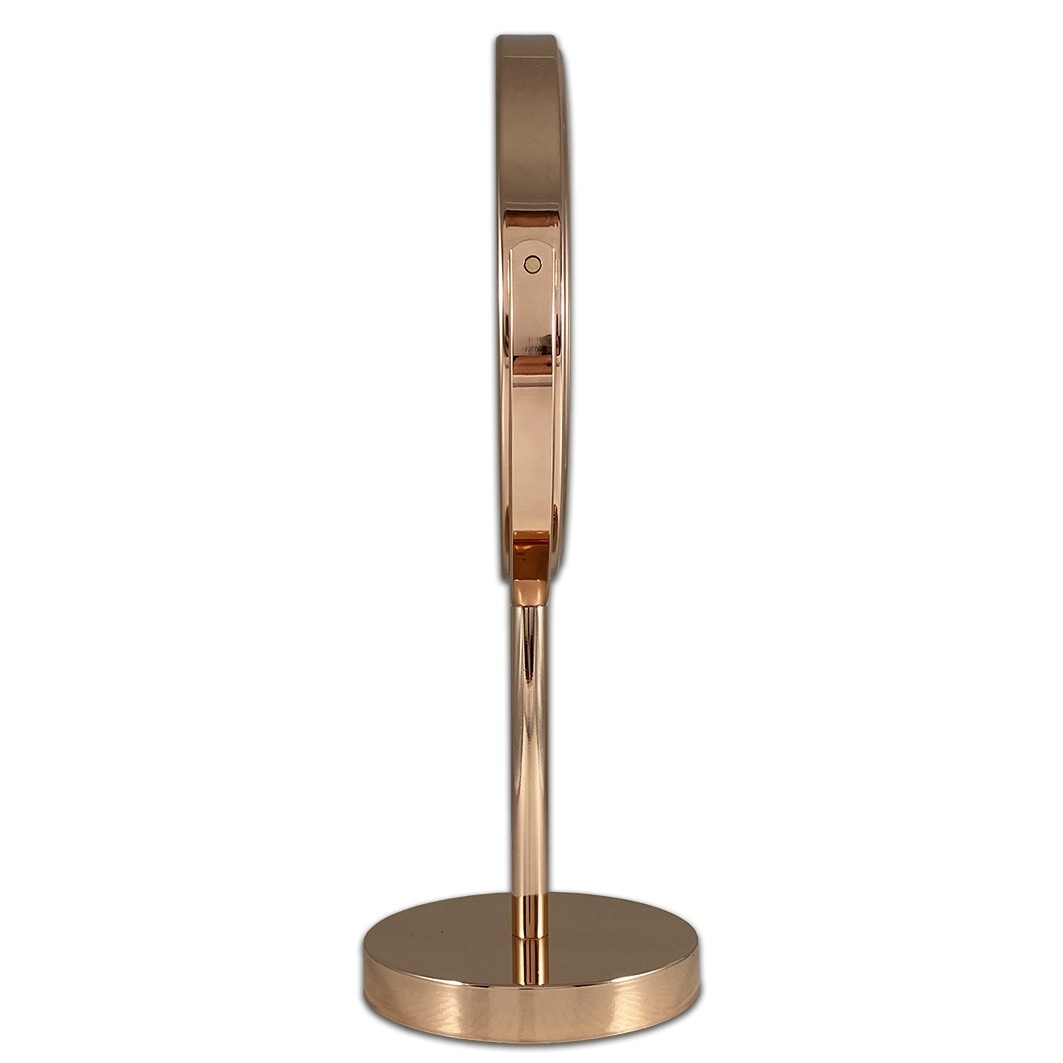 Miroir cosmétique Douglas Accessories, miroir en métal – grossissement x10, diamètre 18 cm – 1 pièce
