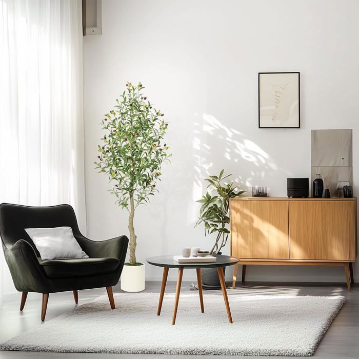 ARTIFICIAL FLOWER/PLANT - Artificial Tree - Artificial Olive Tree - H 180cm