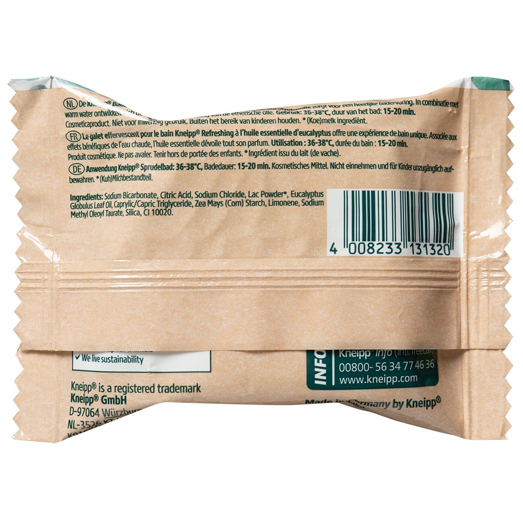 Kneipp proizvod za kupanje i tuširanje Šumeća tableta osvježavajuća - 80 g