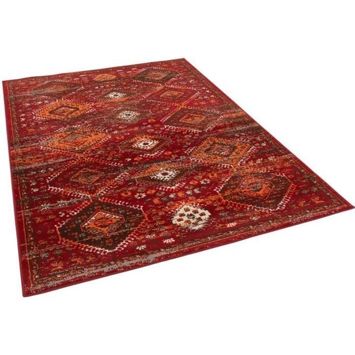 Vloerkleed - PERGAMON - Pop-Vintage - Hedendaags design - Polypropyleen - 80x150 cm