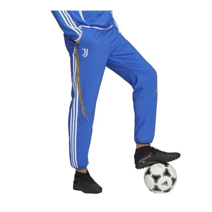 Pantaloni da allenamento da calcio Adidas Juve da uomo, blu - H67142