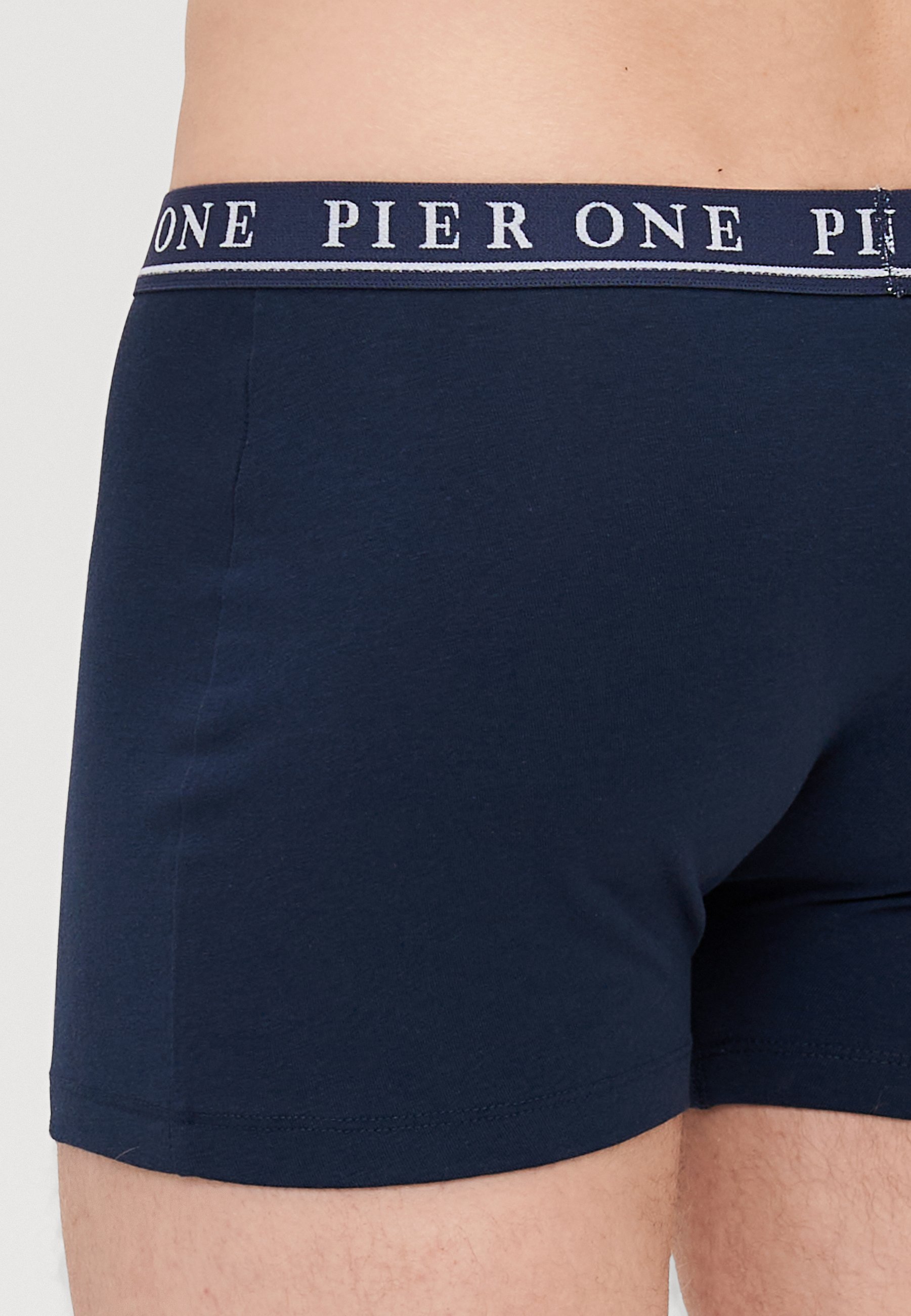 Pier One 7 PACK - Bokserki - ciemnoniebieskie