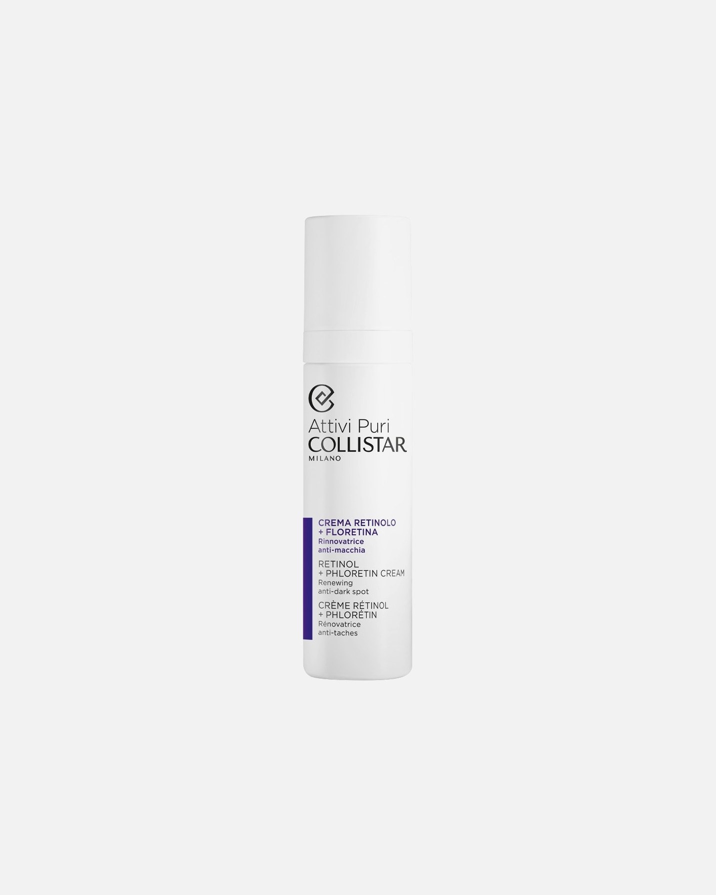 Collistar veido kremas Attivi Puri Attivi Puri Retinol + Phlorentin kremas - 50 ml