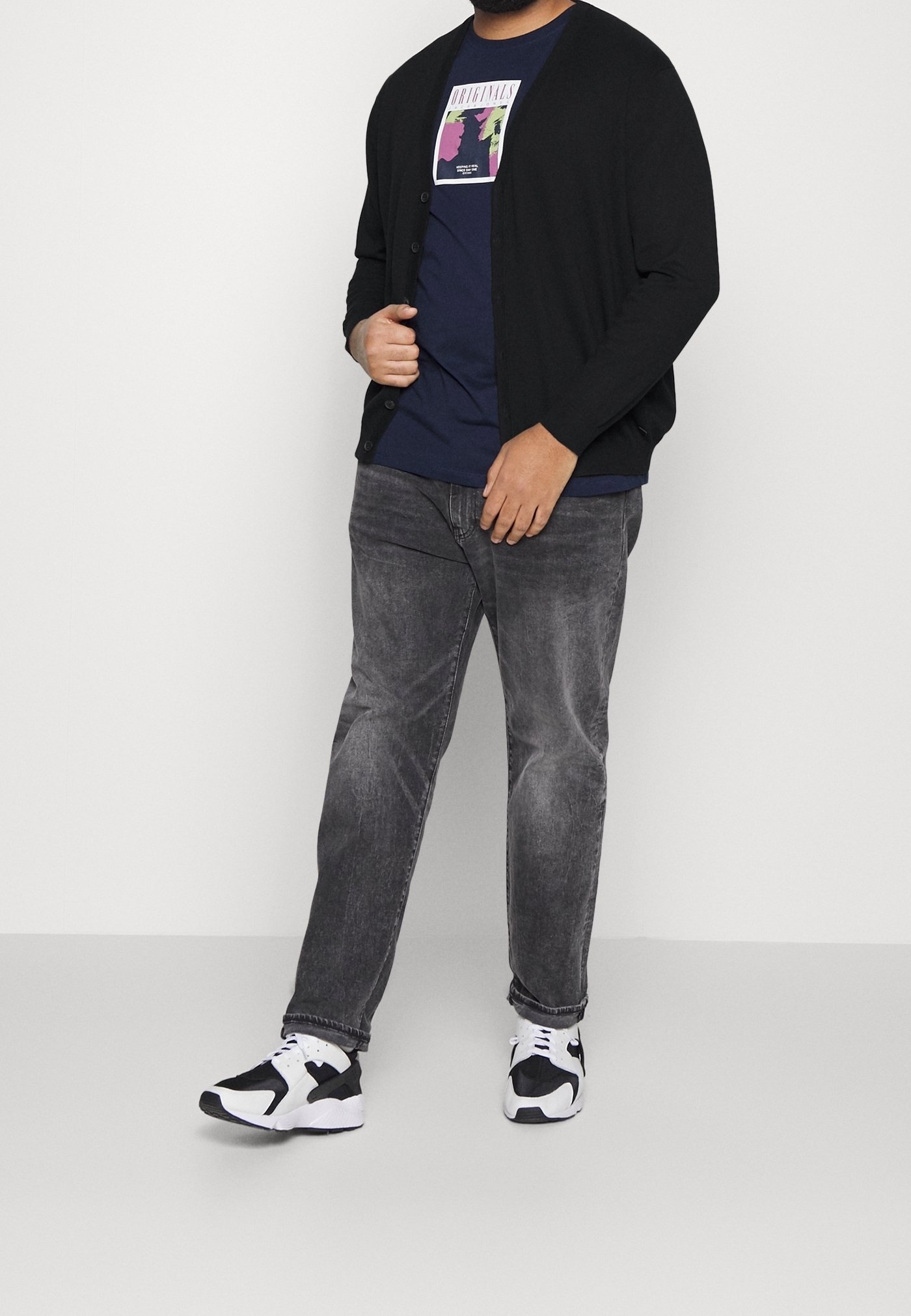 Jack & Jones kardigán - fekete