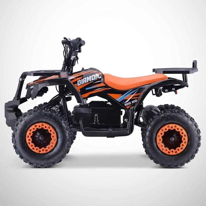 Quad elettrico tascabile per bambini 800W / BISON 800 / Edizione 2025 / Arancione