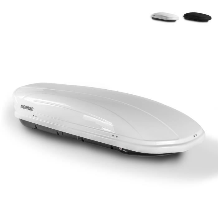 Coffre de toit - MENABO - Mania 460 - 460 litres - Rigide - Blanc