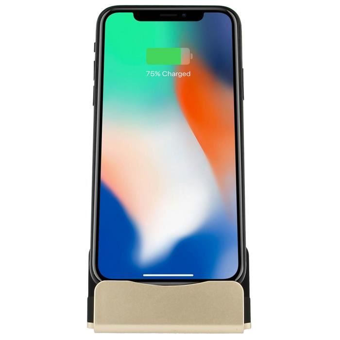 Docking station - iPhone - Charge & Sync - Gold - Lightning - 1A
