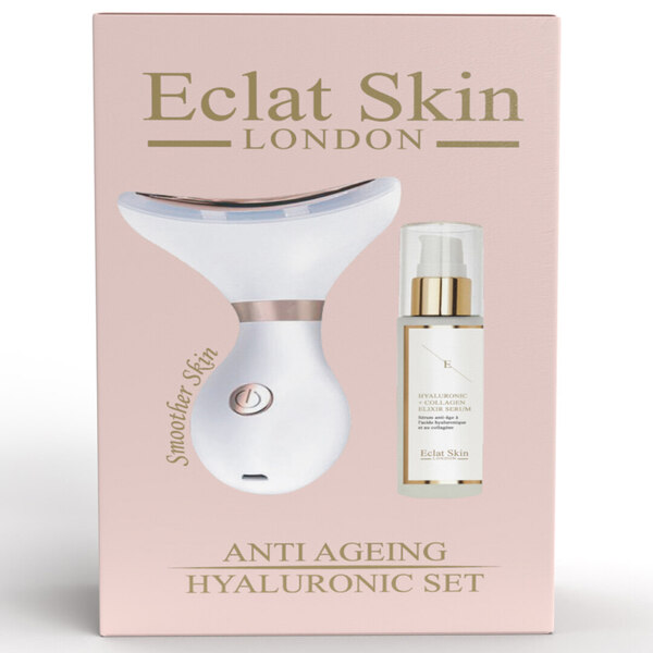 Eclat Skin Anti-Aging szett (nyak- és állkapocs-kontúr + HA szérum)