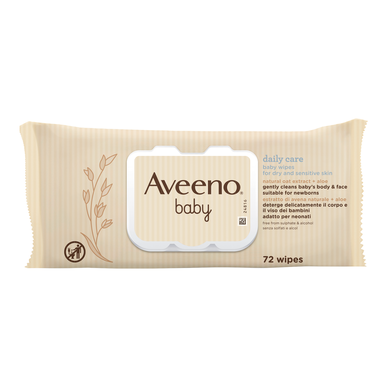 Aveeno otroški robčki 72 kosov