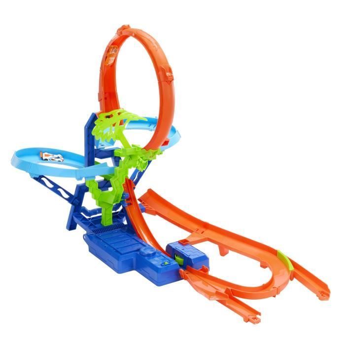 Hot Wheels - Piste Multi Crash - Coffret propulseur motorisé et voiture - Hot Wheels - JFD12