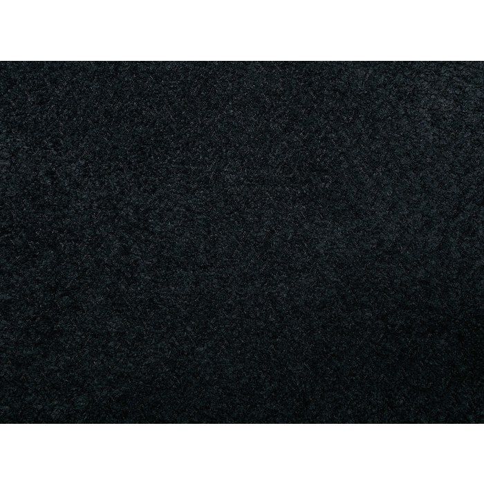 Chaise avec accoudoirs en tissu bouclette et bois d'hévéa naturel - Anthracite foncé - LIVELIA