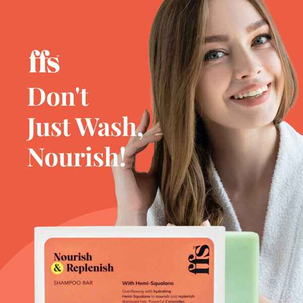 FFS Beauty Nourish & Replenish Shampoo Zeepblok 60g