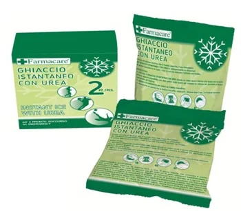 FARMACARE Glace instantanée Farmacare avec urée 2 pièces