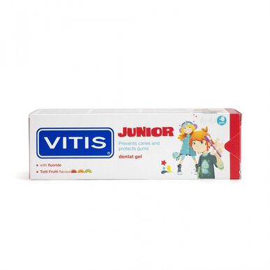 Vitis Junior Tutti Frutti Dental Gel 6 Years 75ml 75ml