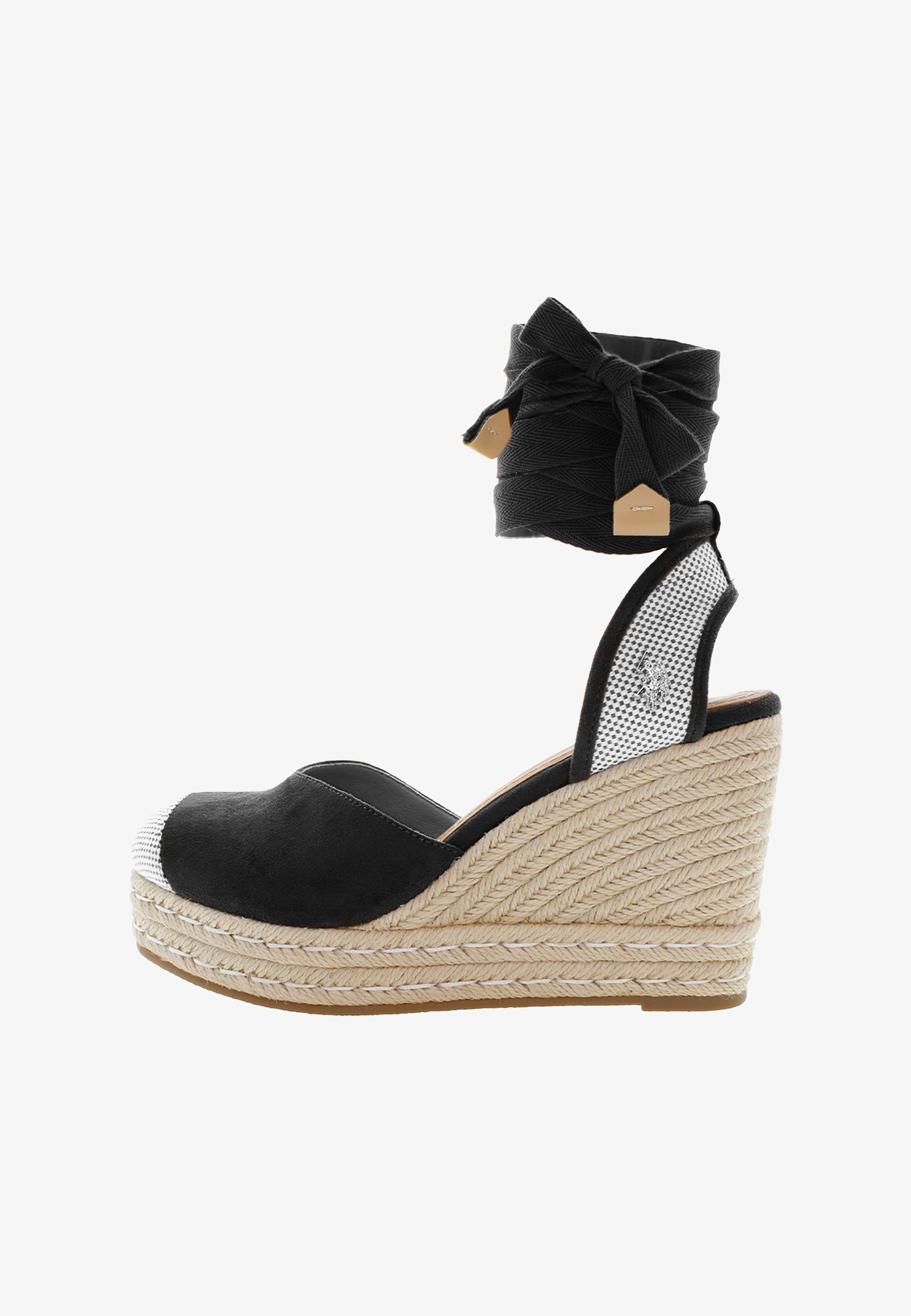 Sandales à talons hauts US Polo Assn. - noir et blanc