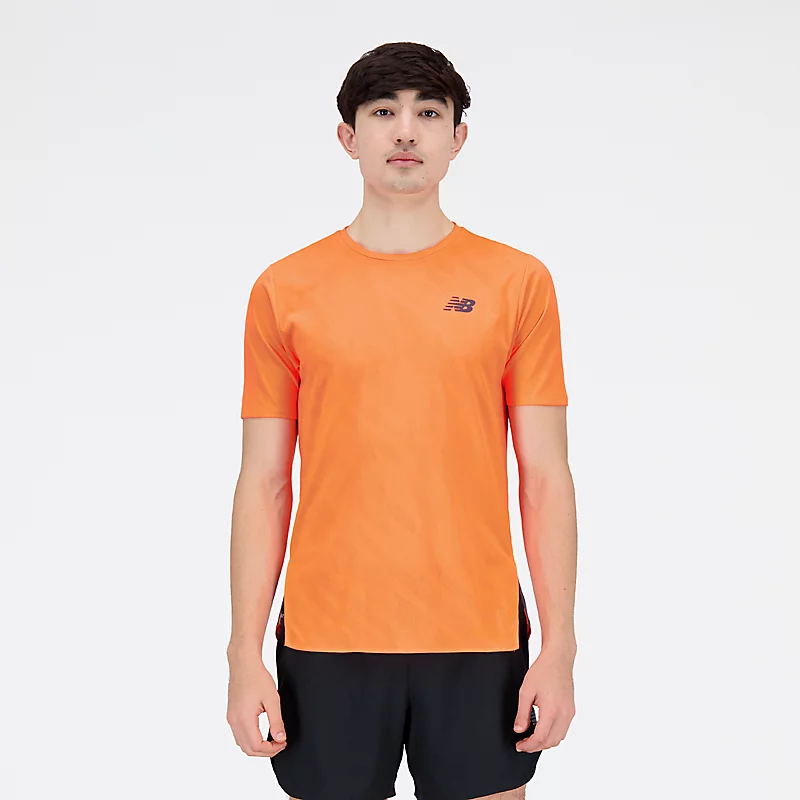 Heren Q Speed Jacquard T-shirt met korte mouwen - NEON DRAGONFLY