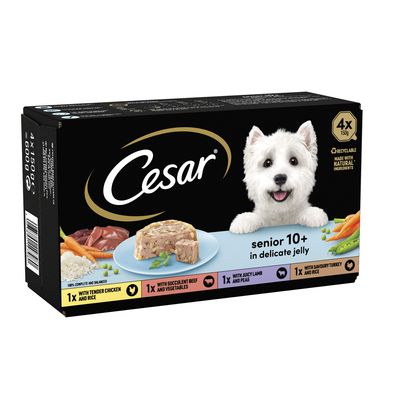 Cesar Senior 10+ w delikatnej galaretce