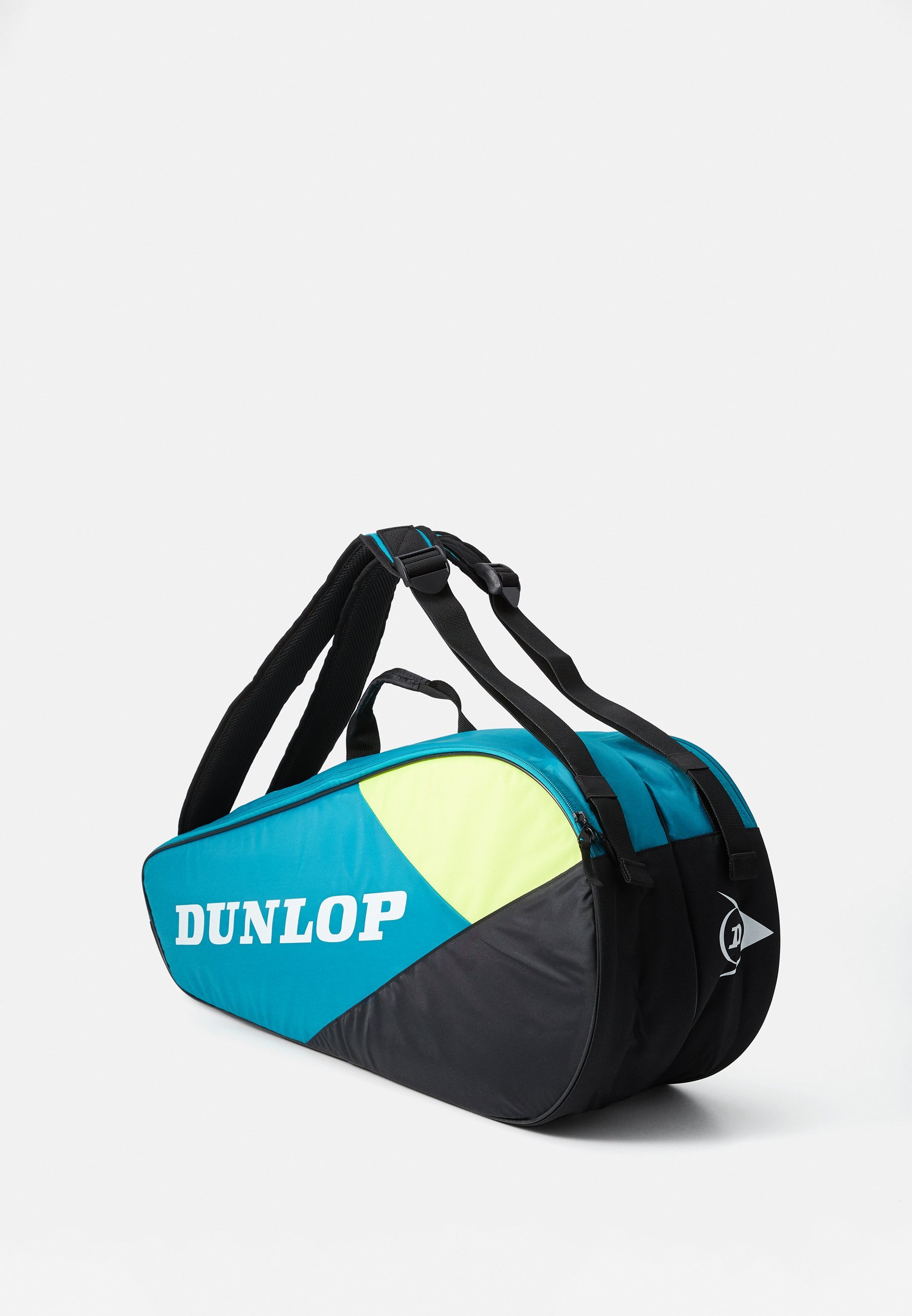 Borsa porta racchetta Dunlop TAC SX-CLUB 10 UNISEX - verde acqua/nero/giallo