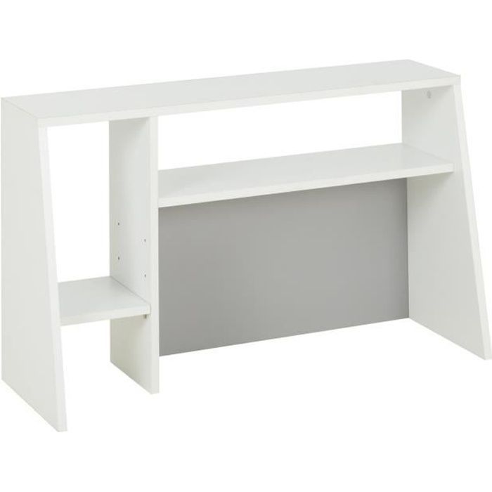 Escritorio urbano UGO, gris, Ancho: 88 cm, Alto: 52 cm, Profundidad: 30 cm - GAMI