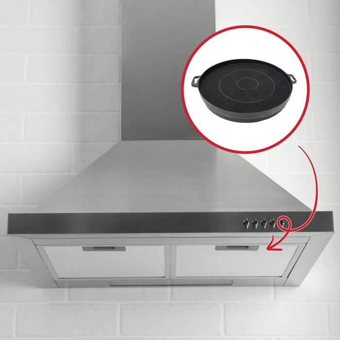 Filtro a carbone rotondo tipo 210 - Cappa aspirante Bosch - Filtri