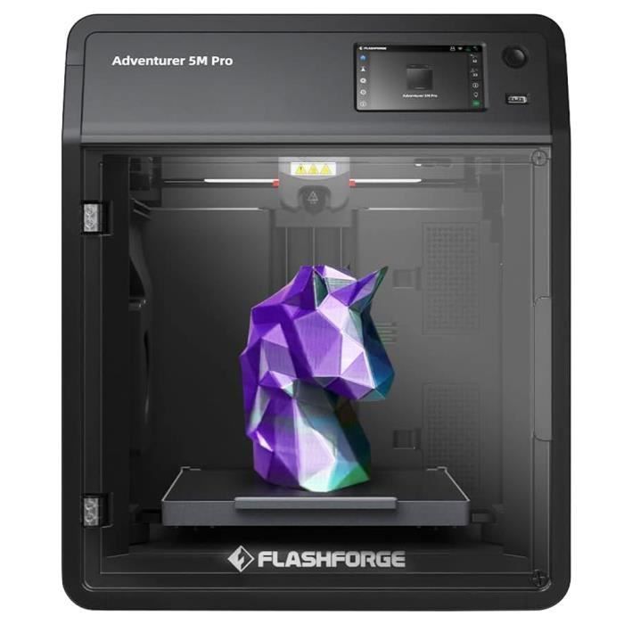 Flashforge Adventurer 5M Pro 3D-Drucker – Automatische Nivellierung – Maximale Druckgeschwindigkeit 600 mm/s – Kameraüberwachung
