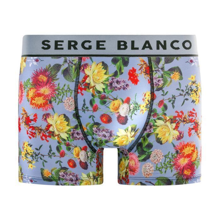 Serge Blanco Men's Boxer Shorts - Black (Pack of 3)