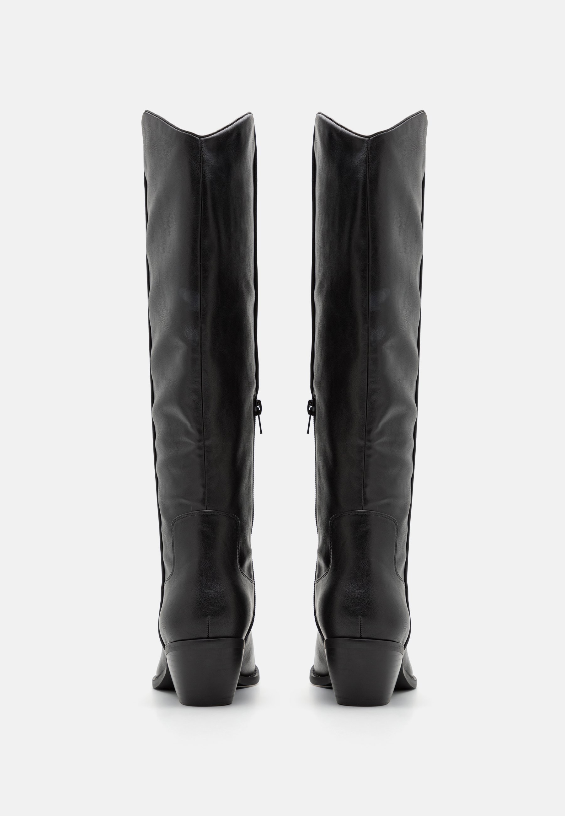 Anna Field Cowboy-/Bikerstiefel in Weite Passform – schwarz
