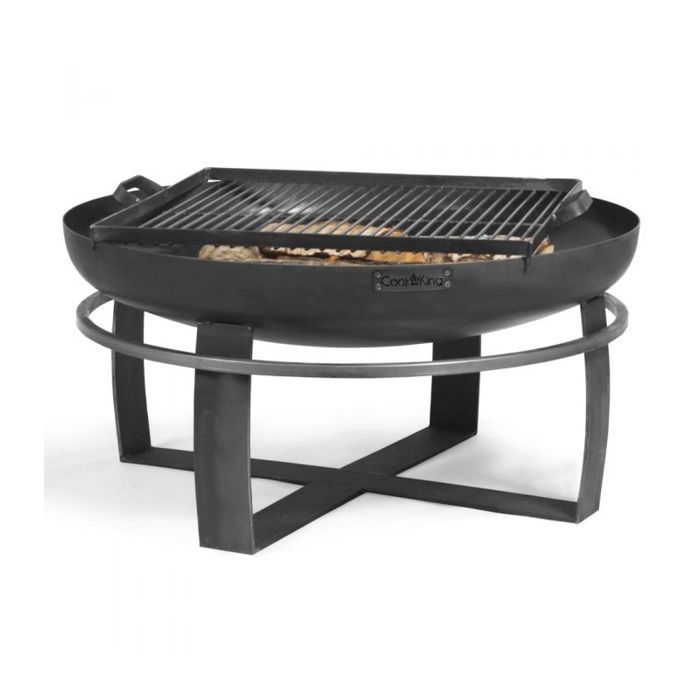 Braciere da giardino VIKING in acciaio nero, 60, 70 e 80 cm - Solo braciere Ø 60 cm Solo braciere