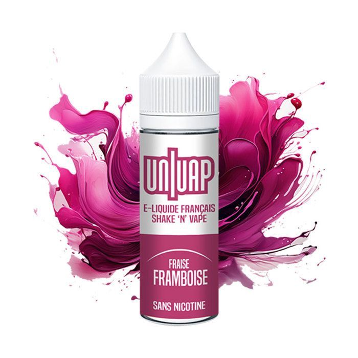 70ml e-liquid with 6mg of nicotine - Raspberry flavor - Brand: Univap