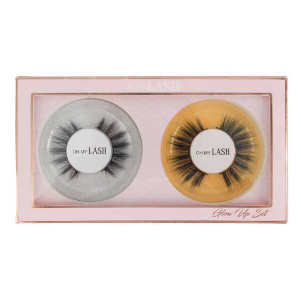 Sada umělých řas Oh My Lash Glow up Black Faux Mink
